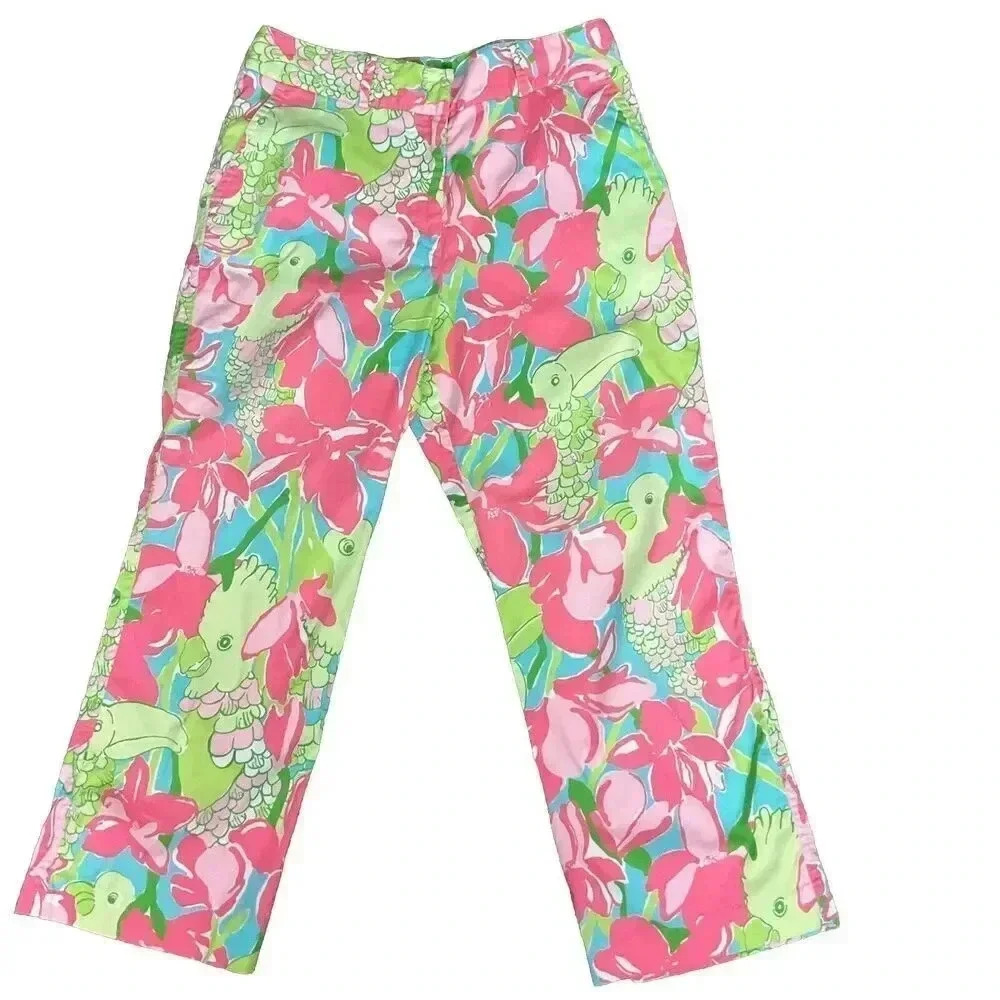 Lily Pulitzer Women’s Size 6‎ Parot Capris